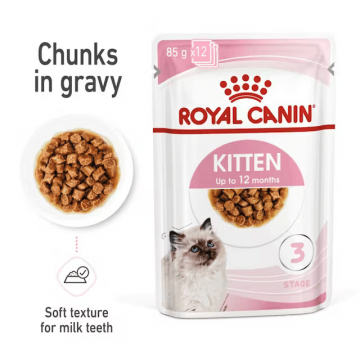Royal Canin Pouch in Gravy Kitten 85g